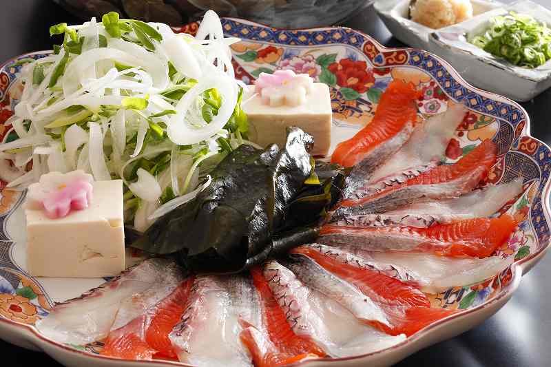 白鷺サーモンのしゃぶしゃぶ 赤穂ブログ 赤穂温泉 貸切風呂と露天風呂が人気の温泉旅館 祥吉